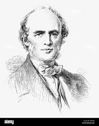 Charles Lyell (1797-1875) Scottish-born British geologist whose 'Principals  of Geology' 1830-33 was highly influential. Engraving after portrait by  Richmond Stock Photo