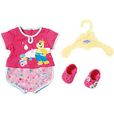 Baby Born Pyjama Und Clogs 43cm Puppenkleidung Baby Born In 2020 Puppenkleidung Baby Geboren Pyjama