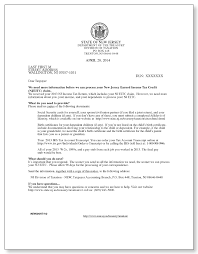 Formal request letter to principal. New Jersey Division Of Taxation Letter Sample 1