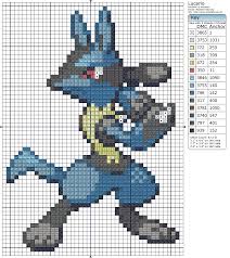 Lucario Pokemon Cross Stitch Patterns Pokemon Cross Stitch Cross Stitching