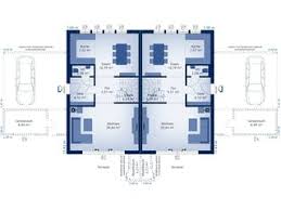Im grundriss ist die doppelhaushälfte bereits mit 6 bis 7 metern breite realisierbar. Doppelhaus Grundriss Ab 102 000 Fertighaus De
