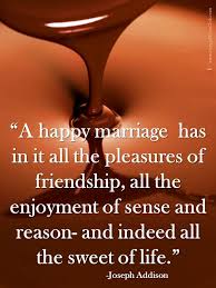 A Happy Marriage Has In It All The Pleasures Of Friendship All The Enjoyment Of Sense And Reason Happy Married Life Quotes Happy Wives Club Happy Married Life