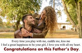 Wishing you an abundance of happiness on this special day! Happy Fathers Day To My Boyfriend From Girlfriend Love Wishes Msg