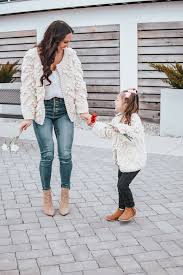 Mommy And Me Matching Sweaters With Chicwish Fit Mommy In Heels