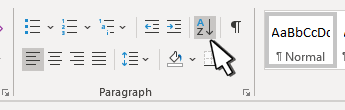 Sort a list alphabetically in word · select the list you want to sort. Sort A List Alphabetically In Word