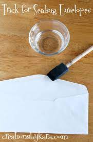 To use this method, get a small bowl and fill it with warm water. How To Seal An Envelope Without Licking It