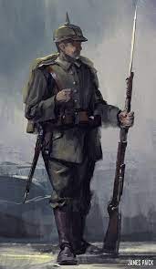 Artstation Wwii Series Geared Up James Paick Military Artwork Military Drawings Military Art