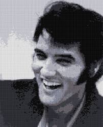 Favorite add to elvis presley counted cross stitch pattern. Elvis Presley 1968 Portrait Cross Stitch Pattern Pdf Easy Etsy Portrait Cross Stitch Cross Stitch Moon Cross Stitch Pattern