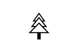 Download Christmas Tree Line Art Vector Icon Graphic By Riduwan Molla Creative Fabrica SVG Cut Files