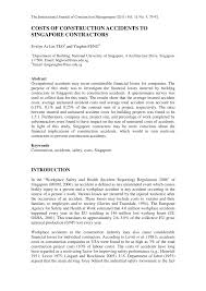 Opt4k5owc9xsum These regulations may be cited as the workplace safety and health (incident reporting) regulations. https www researchgate net publication 265731092 factors influencing workplace accident costs of building projects