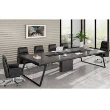 Source 10 Person Meeting Table Modern Design Office Furniture Wooden Conference Table With Metal Frame On M Office Furniture Design Furniture Conference Table