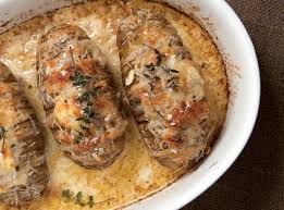The key is to balance the flavors o. Scalloped Hasselback Potatoes Chez Us Prime Rib Dinner Side Dishes For Ribs Hasselback Potatoes