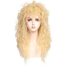 Maybe you would like to learn more about one of these? Amazon Com Colorground Long Curly 80s Rocker Mullet Cosplay Wig For Women Beauty