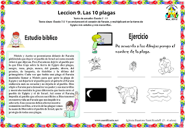 Cada dinámica en el video se encuentra en los siguientes minutos presentamos una serie de actividades ludicas, dinámicas y conocimiento biblico para niños de. Leccion 9 Las 10 Plagas Iglesia De Ninos