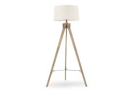 Royal copper antique tripod floor lamp nautical searchlight spotlight handmade gift, christmas gifts lamp for living room, bed study office. Wooden Tripod Floor Lamp Hokkaido Ez Living Furniture