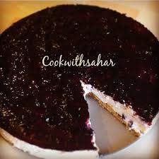 تشيز كيك بارد بالتوت recipe food desserts breakfast