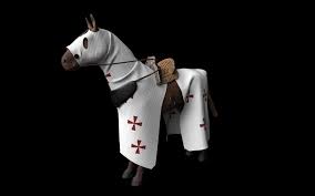 Real medieval knight on horse. Serge Shelemin Medieval Knight Horse Armor