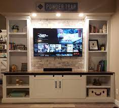 See more ideas about built in wall units, home, room design. Finally Finished Up The Built In Wall Unit Woodworking