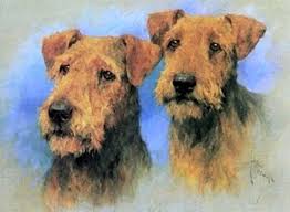 details about airedale terrier counted cross stitch pattern