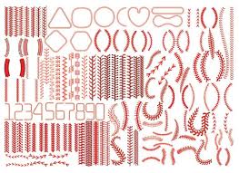 104 BASSEBALL STITCHES Svg, Png, Baseball Stitches Svg, Baseball Laces Svg  Files, Baseball Stitches Clipart
