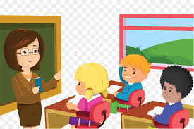 We teach and learn from each other. Student Teacher Classroom Clip Art The Teacher Teaches Png Download Free Best Quality On Clipart Email Teacher Images Student Art Classroom Clipart