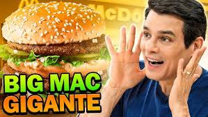 FIZ UM HAMBÚRGUER GIGANTE (BIG MAC)