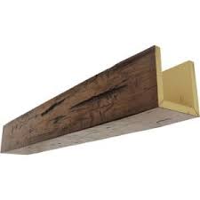The beamed ceiling is an example where function and form are equally important and are equally sought after. Faux Wood Beams Mouldings Moulding Millwork The Home Depot