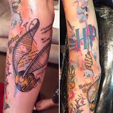My Latest Additions To My Harry Potter Sleeve Harry Potter Sleeve Harry Potter Tattoo Sleeve Harry Potter Tattoos