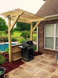 Ryobi Nation Grill Shade Structure Backyard Shade Outdoor Pergola Grill Gazebo