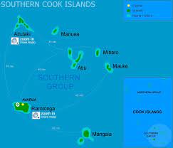 Cook Islands Map Cook Islands Island Map Island