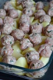 Chiftele de pui la cuptor. Chiftele Cu Cartofi La Cuptor 1a ReÈ›ete Fel De Fel