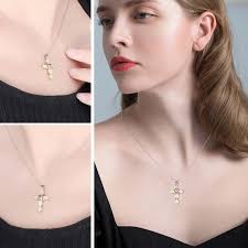 Oval Opal Cross Pendant Necklace: 925 Sterling Silver, Premium Quality