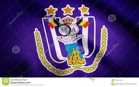 Close Up Of Waving Flag With Fc Anderlecht Football Club Logo Seamless Loop Editorial Animation Editorial Stock Photo Image Of Championship Game 124120453