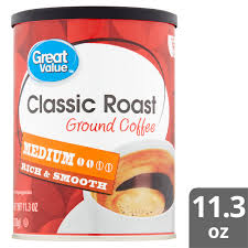 Gevalia special reserve costa rica single origin medium roast ground coffee, 10 oz. Great Value Classic Roast Medium Ground Coffee 11 3 Oz Walmart Com Walmart Com