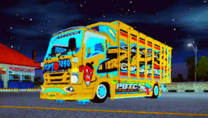 Gambar truk canter adalah modifikasi mobil truk mitsubishi colt. Mod Truck Isuzu Nmr 71 Margo Joyo Free By Souleh Art Kang Yusuf