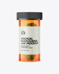 Medical Marijuana Jar Mockup In Jar Mockups On Yellow Images Object Mockups