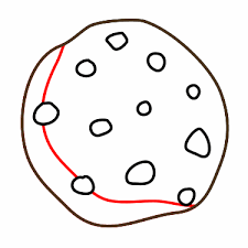 1) draw a rectangle that will define the conditional proportions and boundaries of the chosen drawing. How To Draw A Cartoon Cookie That Everyone Will Want To Eat