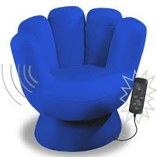 Amazon Com Lumisource Vibrating Mini Mitt Chair Blue Home Kitchen Lumisource Urban Kids Sensory Integration Disorder