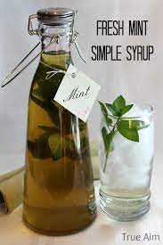 Fresh Mint Simple Syrup True Aim Recipe Mint Simple Syrup Simple Syrup Recipes Simple Syrup