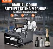 VEVOR Etichettatrice Manuale Rotonda, 15-20Pezzi/min, Applicatore di  Etichette per Bottiglie Rotonde, Etichettatrice Manuale Regolabile Adatta  per ...