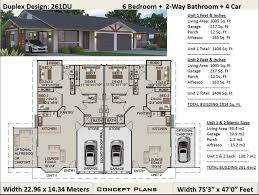 Check spelling or type a new query. 6 Bedrooms Duplex Design 2814 Sq Foot Or 261 M2 Dual Living House Plans