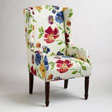 Pair of skirted club armchairs in floral print in the style of dunbar for baker. Floral Upholstered Accent Chair Ideas On Foter