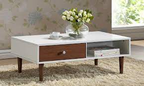 As the largest site for coffee tables in australia, with over 2,000 coffee table products, you can find all the options from stores in sydney, melbourne, brisbane and across the country. Canberra Walnut Effect Coffee Table With Drawers And Shelf Coffee Table Coffee Table With Drawers Table
