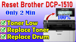 150 sheet paper input capacity. Brother Dcp 1510 Replace Toner Brother Dcp 1510 Toner Low Reset Brother Dcp 1510 Reset Drum Youtube