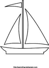 Sail Boat Coloring Page Printable Summer Colouring Sheet Summer Coloring Sheets Applique Templates Applique