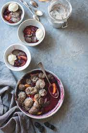 Blackberry Peach Buckwheat Pandowdy Toasted Buckwheat Ice Cream Gluten Free Recipe Gluten Free Ice Cream Summer Fruit Desserts Fruit Desserts