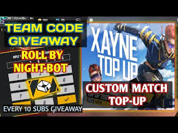 Hii friends well come in my channel i hop u are enjoying the video so friends please don't forget to like share and subscribe it's a humble request. Xayne Top Up Events Team Code Giveaway New Characte