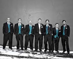 Black White And Turquoise Wedding Turquoise Black And White Switching The Groom And Groomsmen Vests Groomsmen Grey Turquoise Wedding Groomsmen Vest