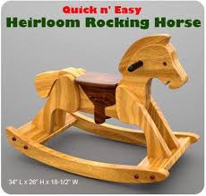 Quick Easy Heirloom Rocking Horse Wood Toy Plans Pdf Download Wooden Rocking Horse Plans Wood Rocking Horse Wood Toys Plans