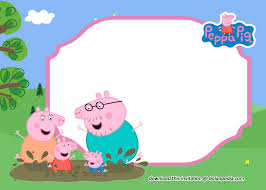 This cake represents 2 really cute ideas in one ! Free Editable Peppa Pig Invitation Templates Dolanpedia